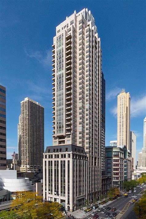 Architect's color drawing of the Ritz Carlton residence building.